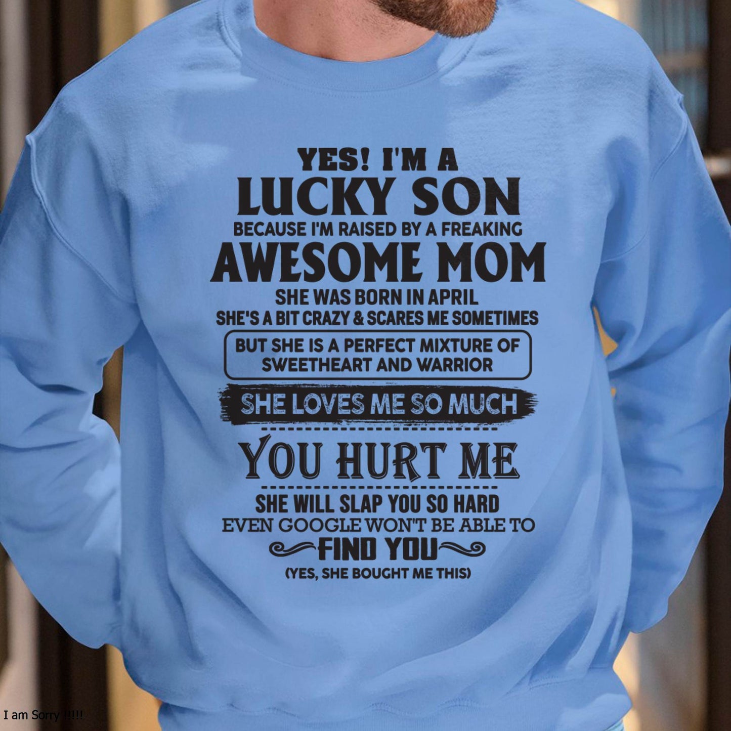 April - Sweetheart and warrior Mom - Perfect Gift For Your Son (SKU06-44-04)
