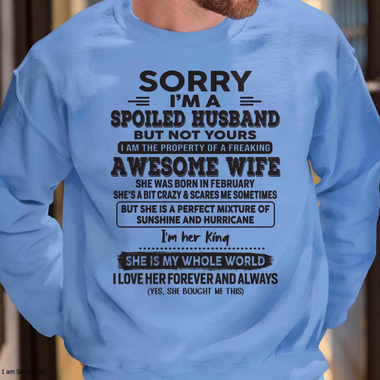 February - Awesome Wife - Perfect gift for your husband (SKU06-06-02)