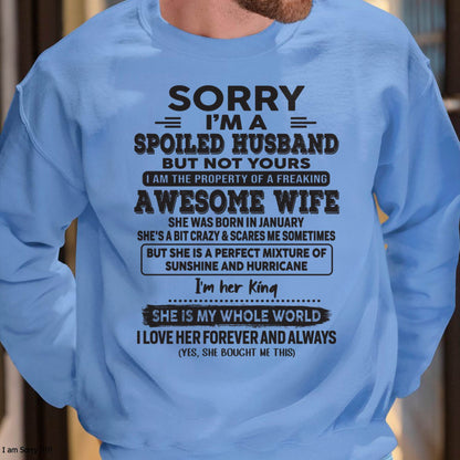January - Awesome Wife - Perfect gift for your husband (SKU06-06-01)