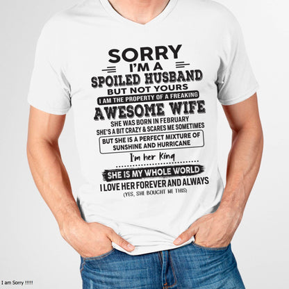 February - Awesome Wife - Perfect gift for your husband (SKU06-06-02)