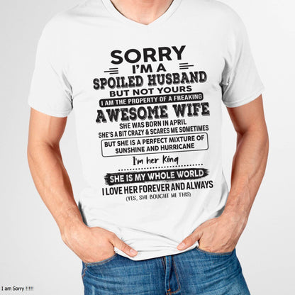 April - Awesome Wife - Perfect gift for your husband (SKU06-06-04)