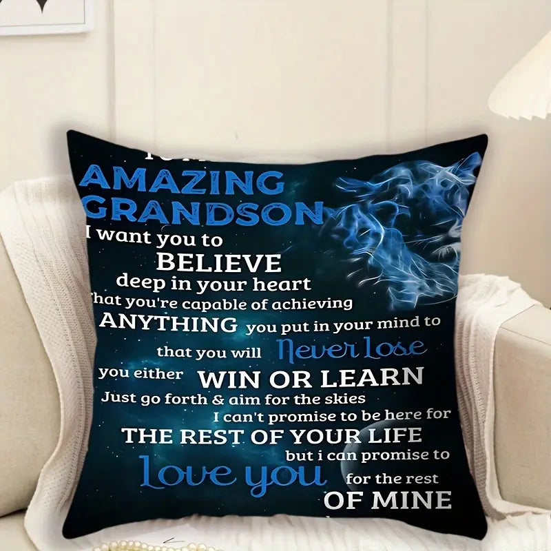 Special Gift For Your Grandson From Grandma - Pillow