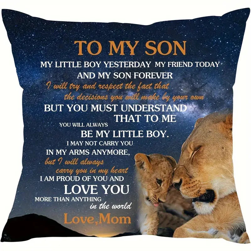 Special Gift For Your Son From Mom- Pillow (SKUP10-110)