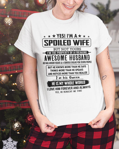 GIFT FOR AWESOME WIFE -SPOILED