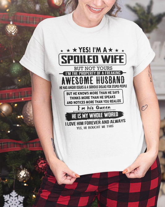 GIFT FOR AWESOME WIFE -SPOILED