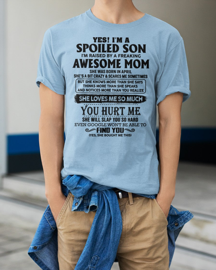 April - Awesome Mom - Perfect Gift For Your Son (SKU-SPW-04)