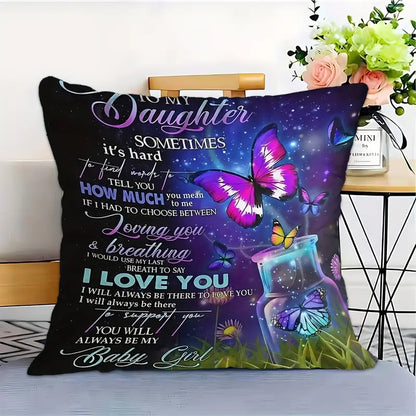 To My Daughter – A Special Gift from Mom - Pillow