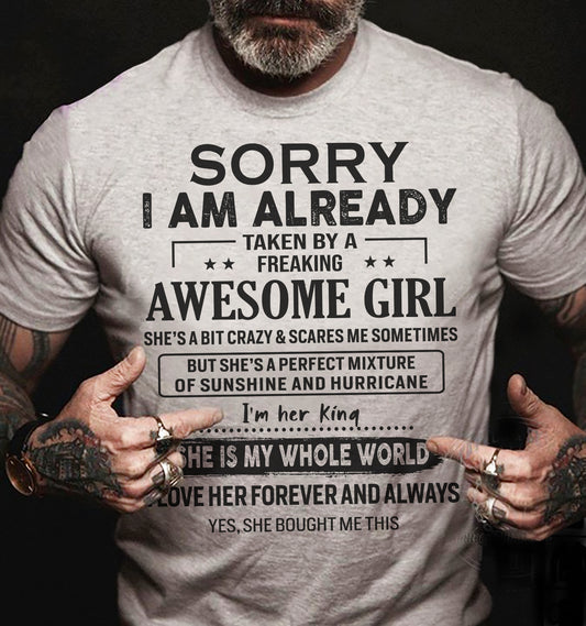 Awesome Girl - Perfect gift for your boyfriend, husband (SKU.SS-00)