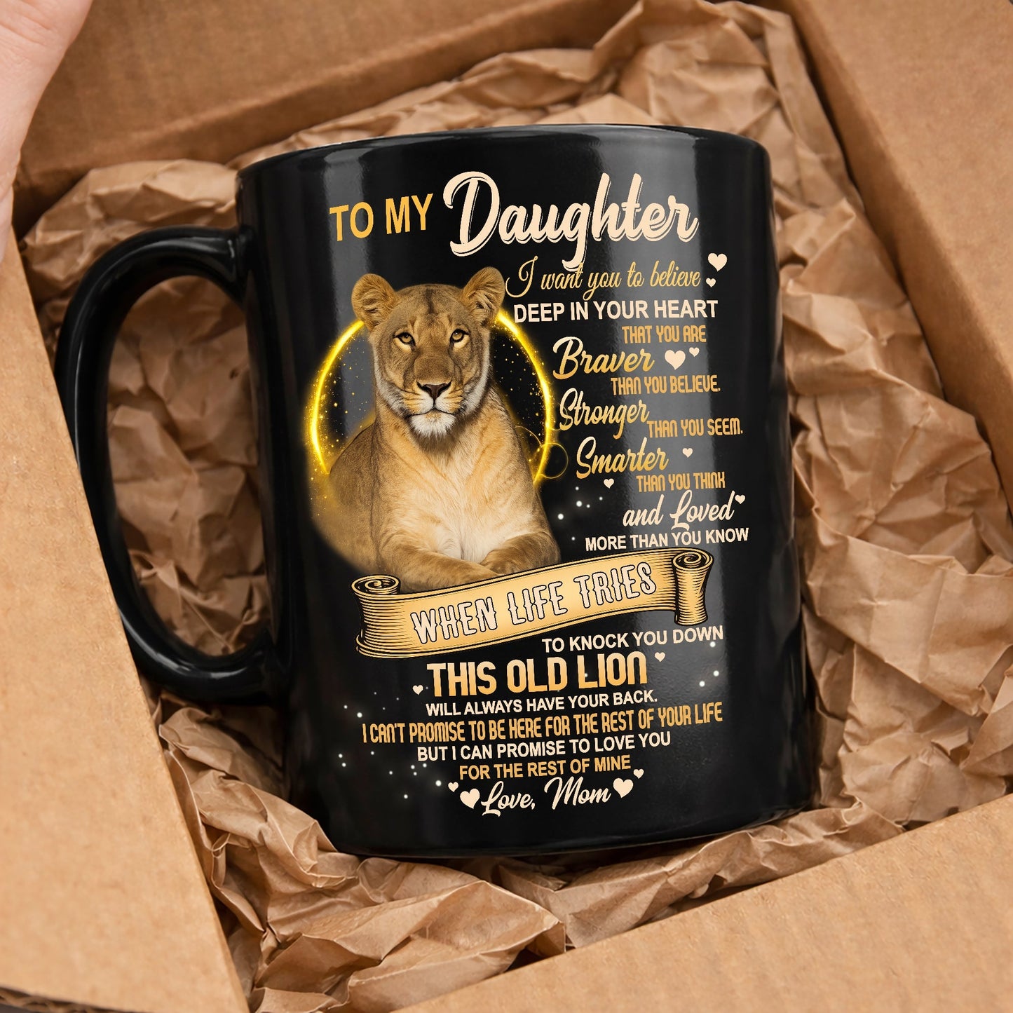 I WANT YOU TO BELIEVE - MUG FOR DAUGHTER - GIFT FROM MOM - TW07-00 (SKU2603-90)