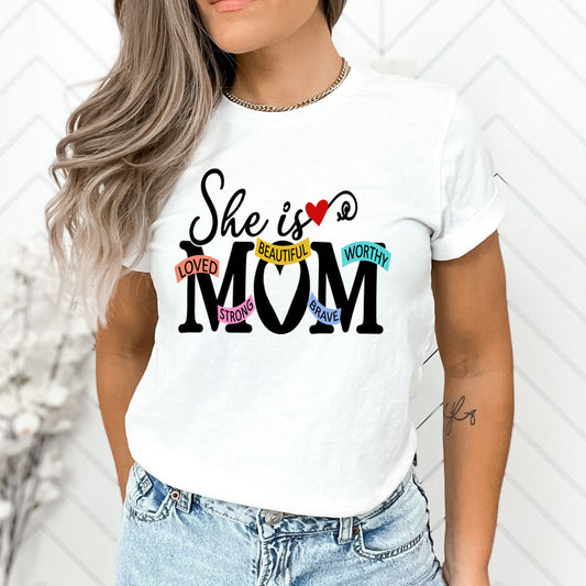 She Is Beautiful Strong Mom