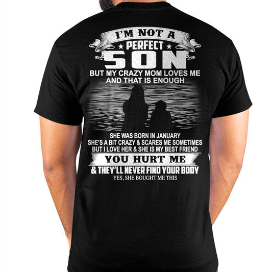 January - Crazy Mom - Perfect gift for your son (SKU07-164-01)