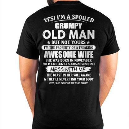 November - Grumpy Old Man - Perfect gift for your husband (SKU06-68-11)