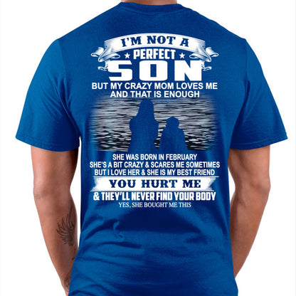 February - Crazy Mom - Perfect gift for your son (SKU07-164-02)