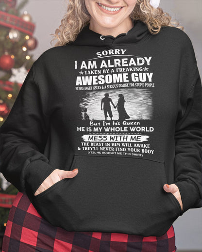 Funny Gift T-Shirt for Girlfriend or Wife - Anniversary, Birthday & Holiday Present from Boyfriend or Husband (SKU11-50-00) - TW07-00