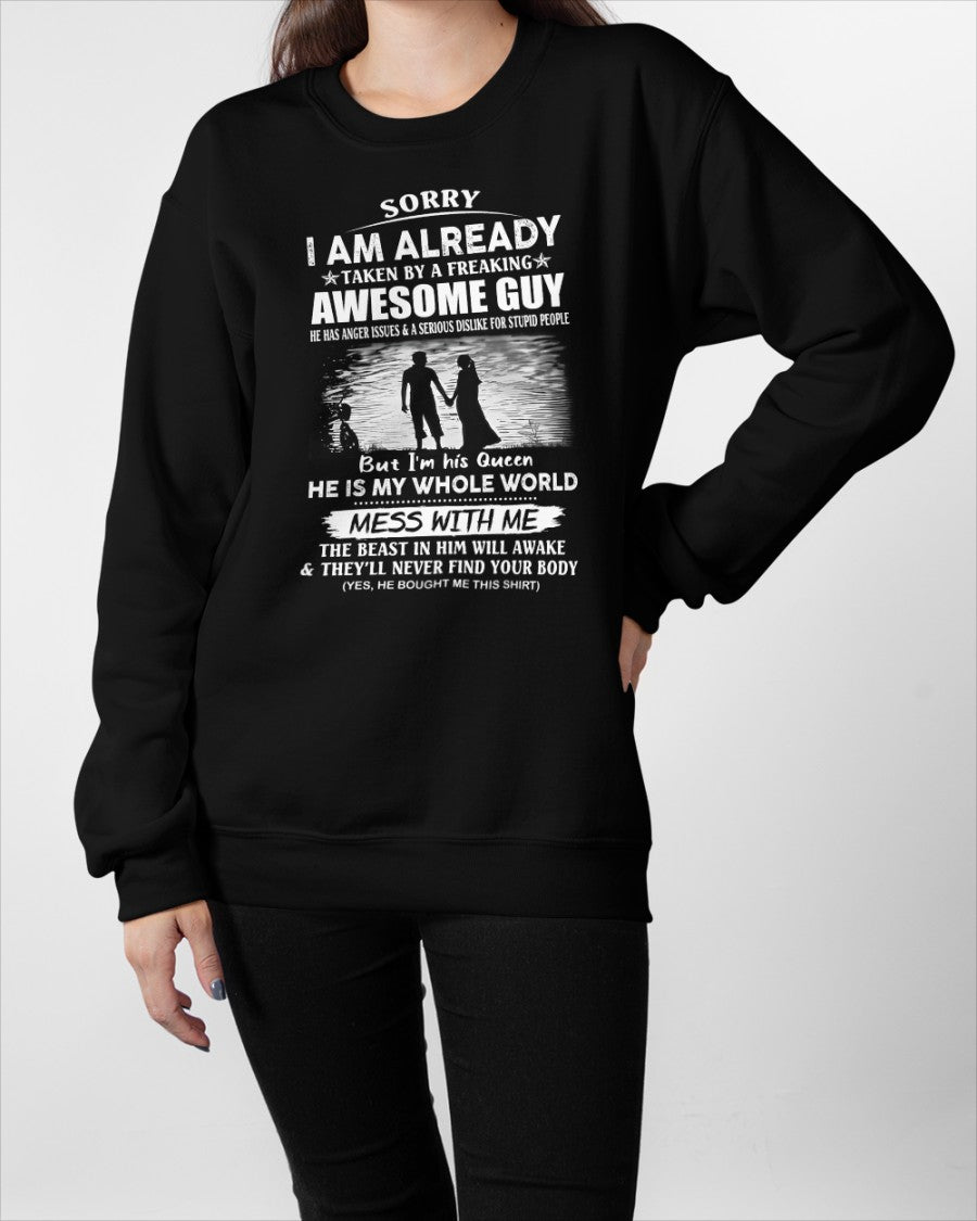 Funny Gift T-Shirt for Girlfriend or Wife - Anniversary, Birthday & Holiday Present from Boyfriend or Husband (SKU11-50-00) - TW07-00