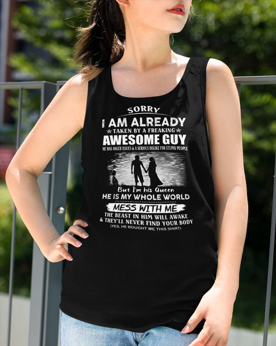 Funny Gift T-Shirt for Girlfriend or Wife - Anniversary, Birthday & Holiday Present from Boyfriend or Husband (SKU11-50-00) - TW07-00