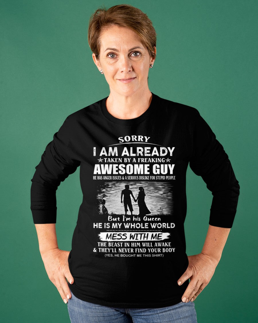 Funny Gift T-Shirt for Girlfriend or Wife - Anniversary, Birthday & Holiday Present from Boyfriend or Husband (SKU11-50-00) - TW07-00