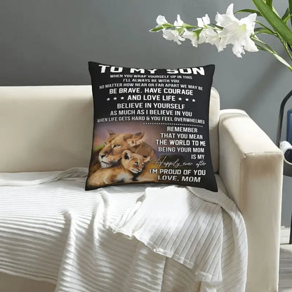 Special Gift For Your Son From Mom- Pillow