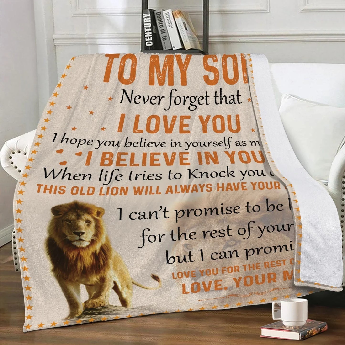 Son Never Forget Blanket - from mom (SKUB08-42)