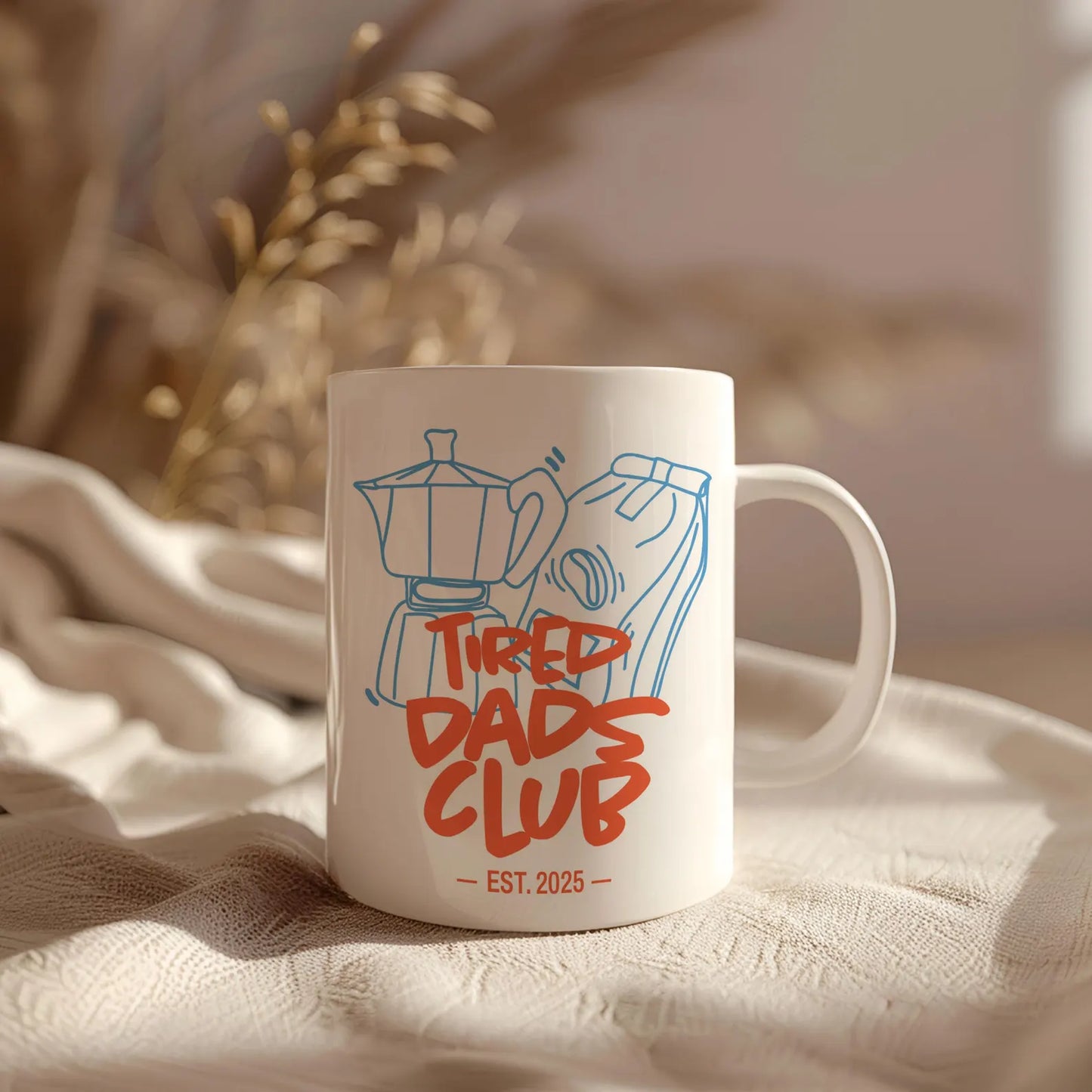 TIRED DAD MUG - GIFT FROM DAUGHTER - TWINEHEARTS