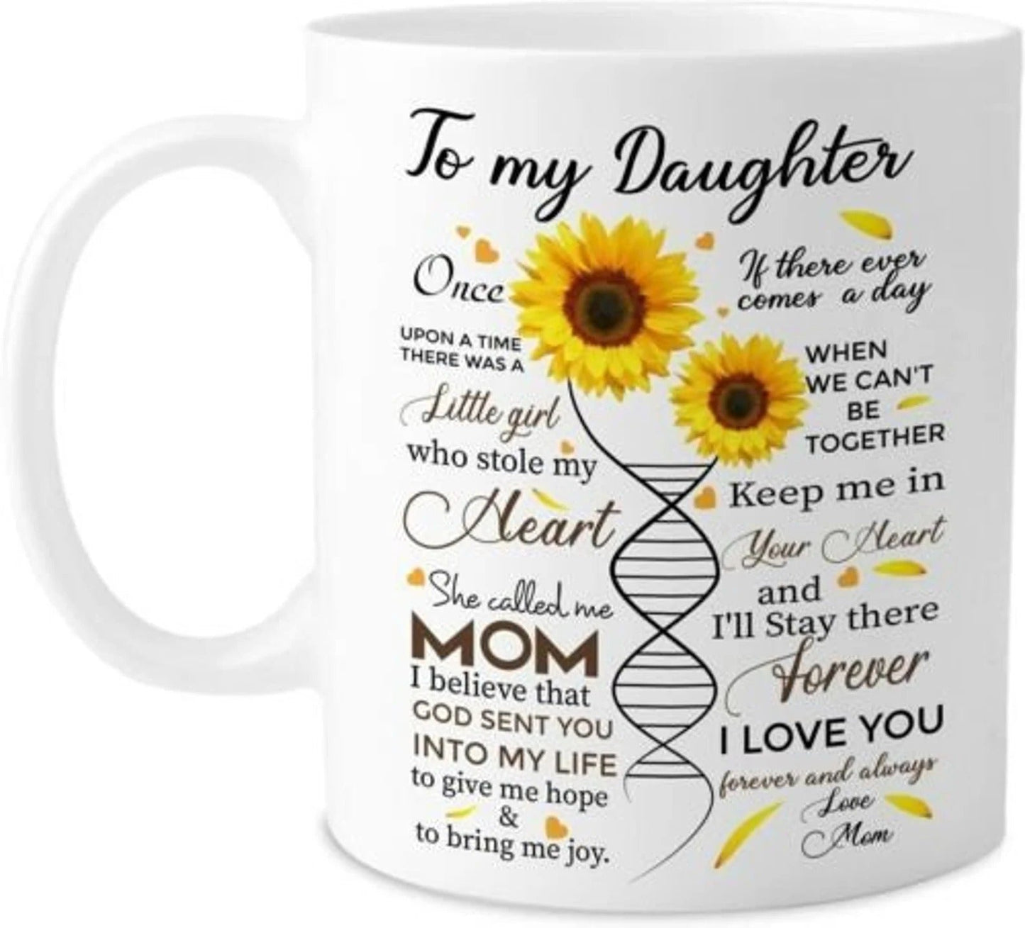 TO DAUGHTER MUG 05 - GIFT FROM MOM - TWINEHEARTS