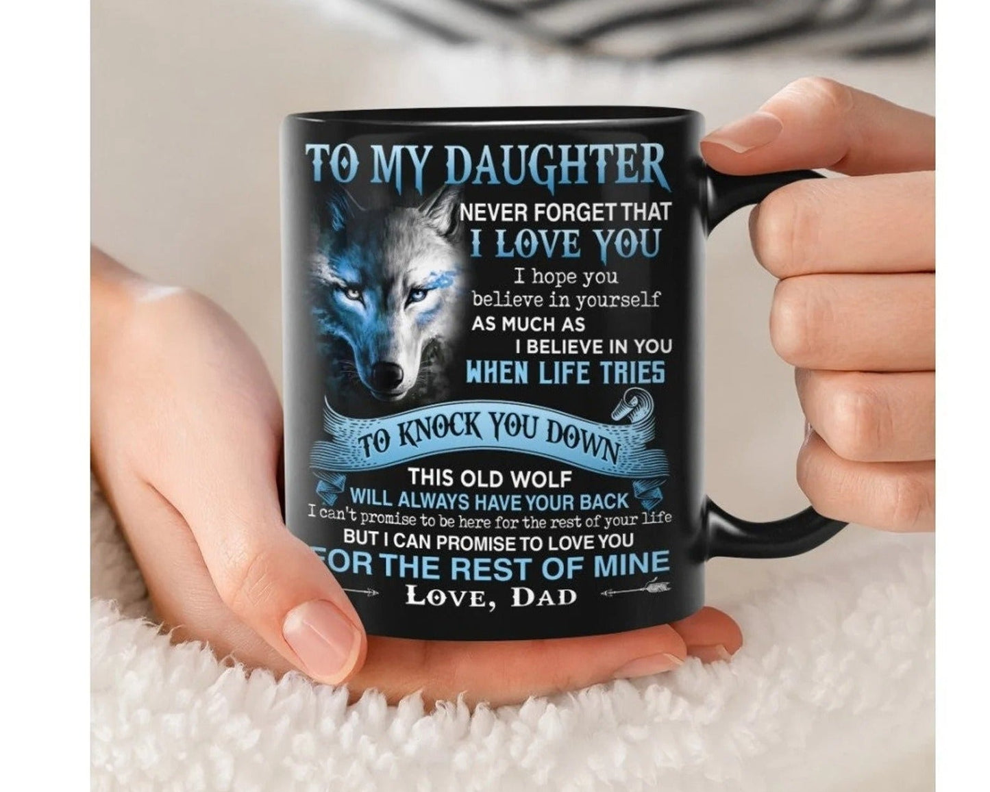 TO DAUGHTER MUG 02 - GIFT FROM DAD - TWINEHEARTS