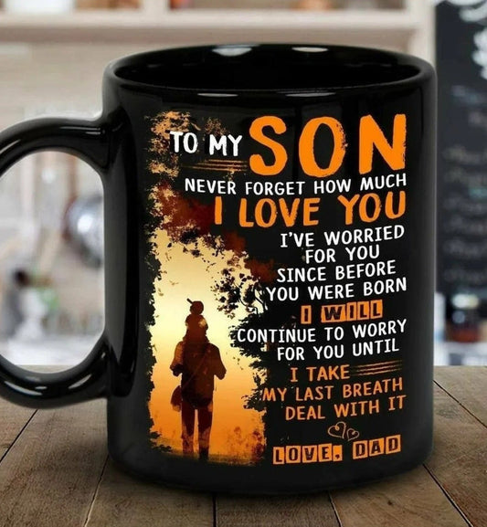 TO SON MUG 02 - GIFT FROM DAD - TWINEHEARTS