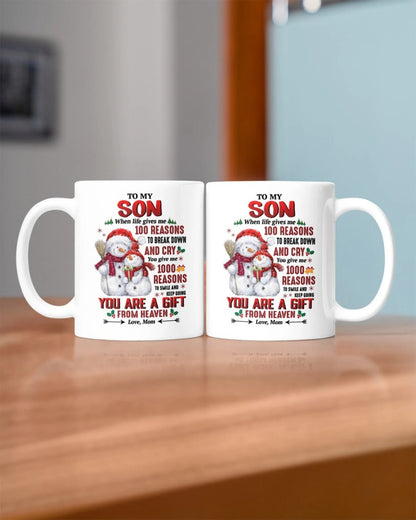 TO SON MUG 03 - GIFT FROM MOM - TWINEHEARTS