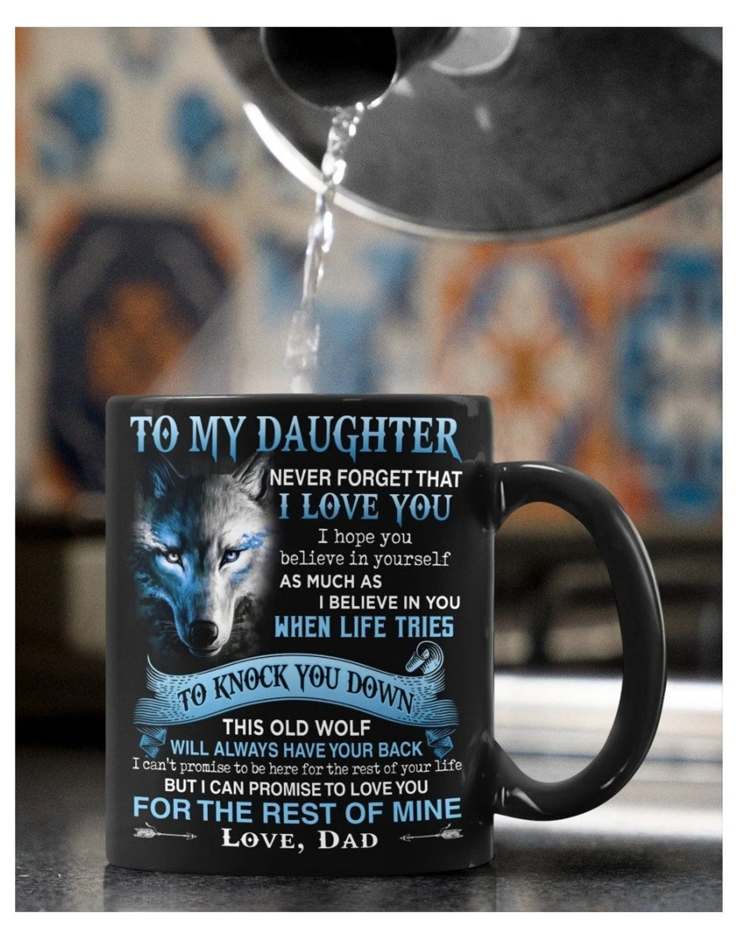 TO DAUGHTER MUG 02 - GIFT FROM DAD - TWINEHEARTS