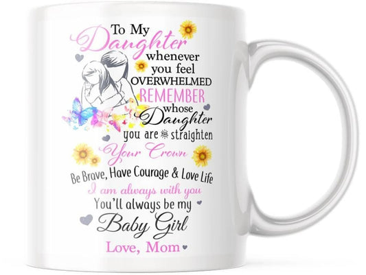 TO DAUGHTER MUG 02- GIFT FROM MOM - TWINEHEARTS