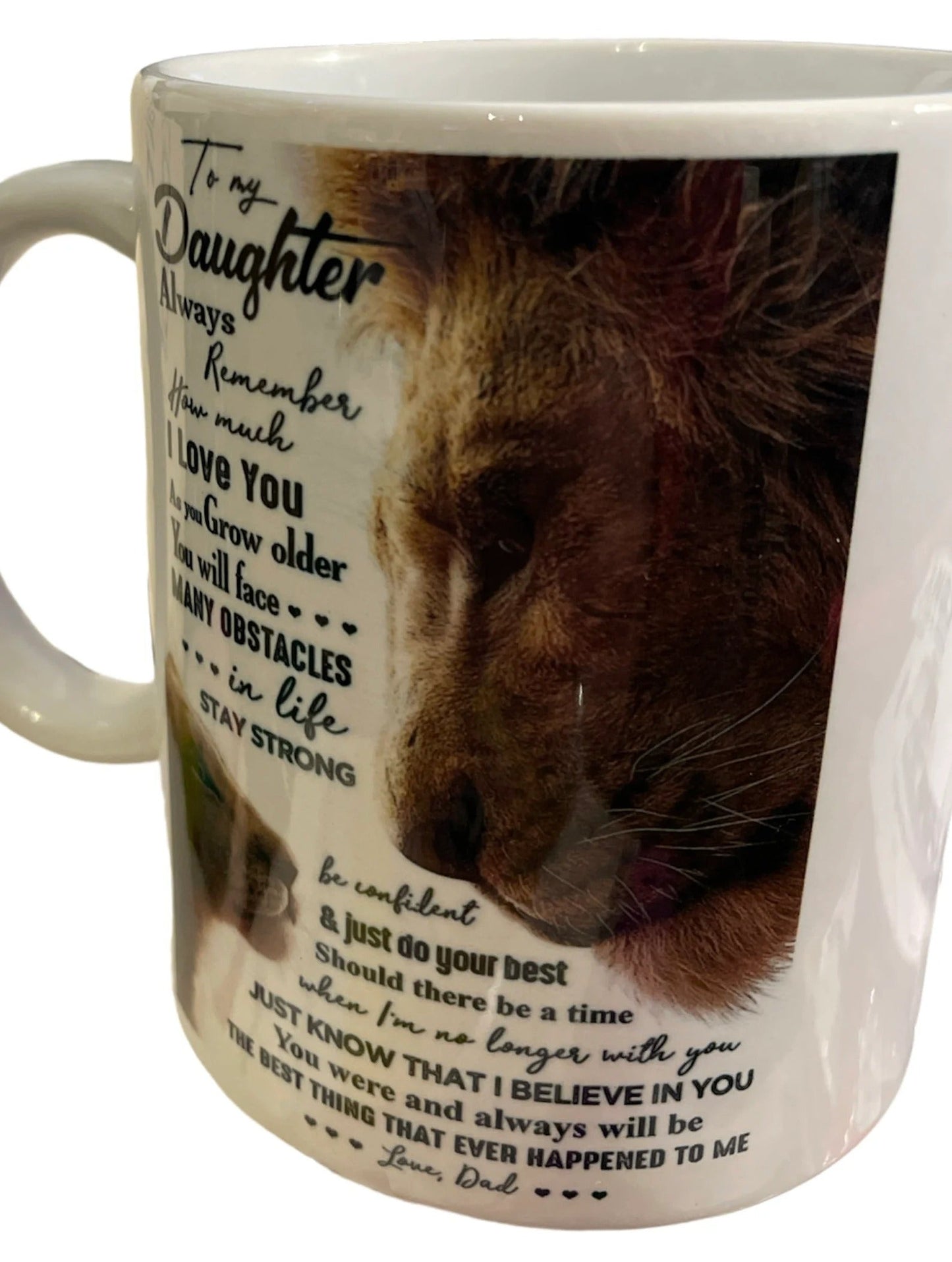 TO DAUGHTER MUG 00- GIFT FROM DAD - TWINEHEARTS