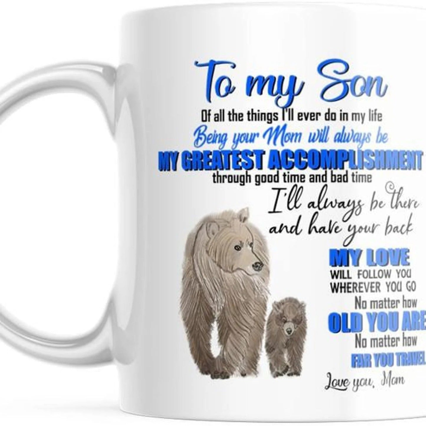 TO SON MUG 02 - GIFT FROM MOM - TWINEHEARTS