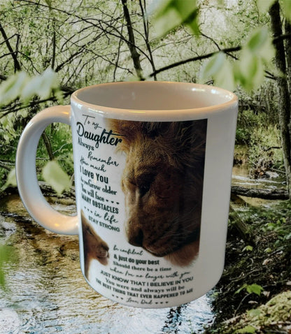 TO DAUGHTER MUG 00- GIFT FROM DAD - TWINEHEARTS