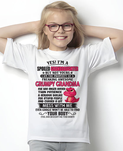 YES, I'M A SPOILED GRANDDAUGHTER - GIFT FROM GRANDMA - tw0700 (SKU09-96-00)