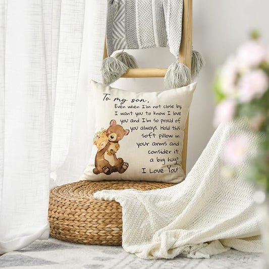 To My Son From Mom & Dad Pillow