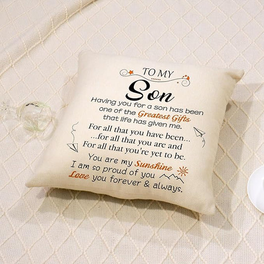To My Son From Mom & Dad Pillow