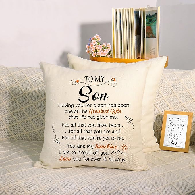 To My Son From Mom & Dad Pillow