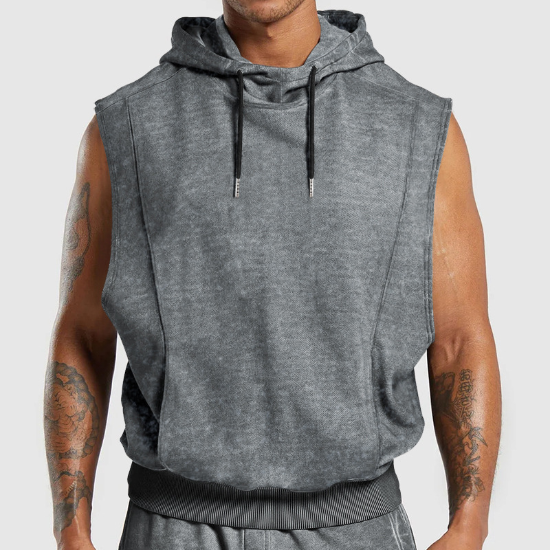 Fully printed hooded vest - A09-805