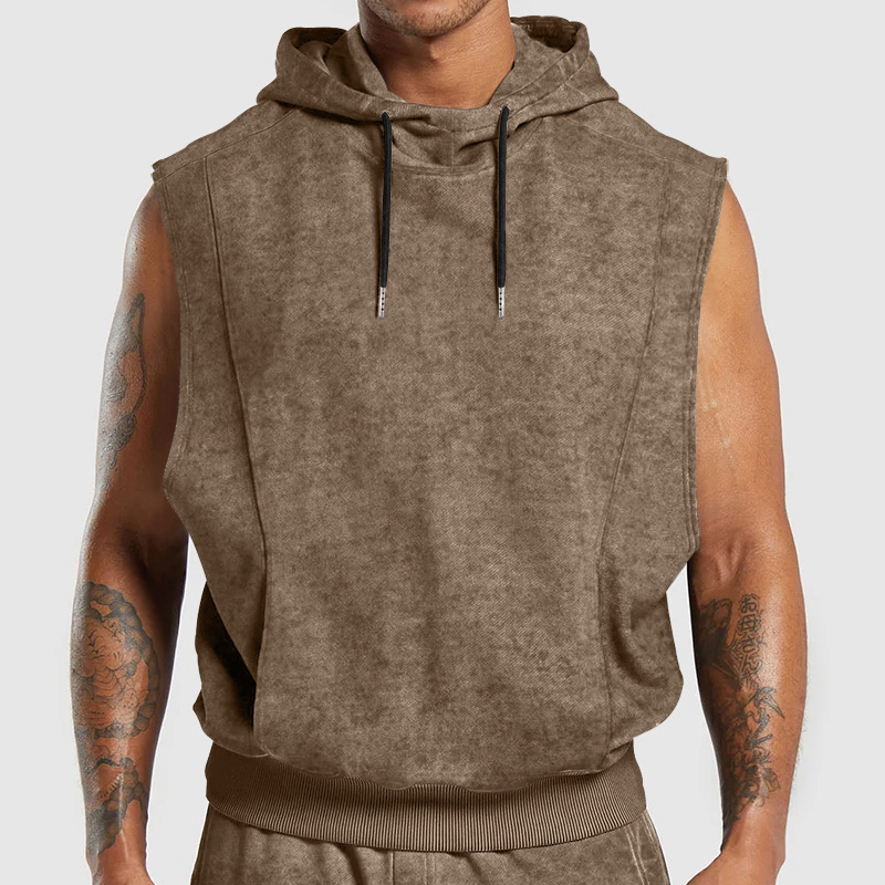 Fully printed hooded vest - A09-805