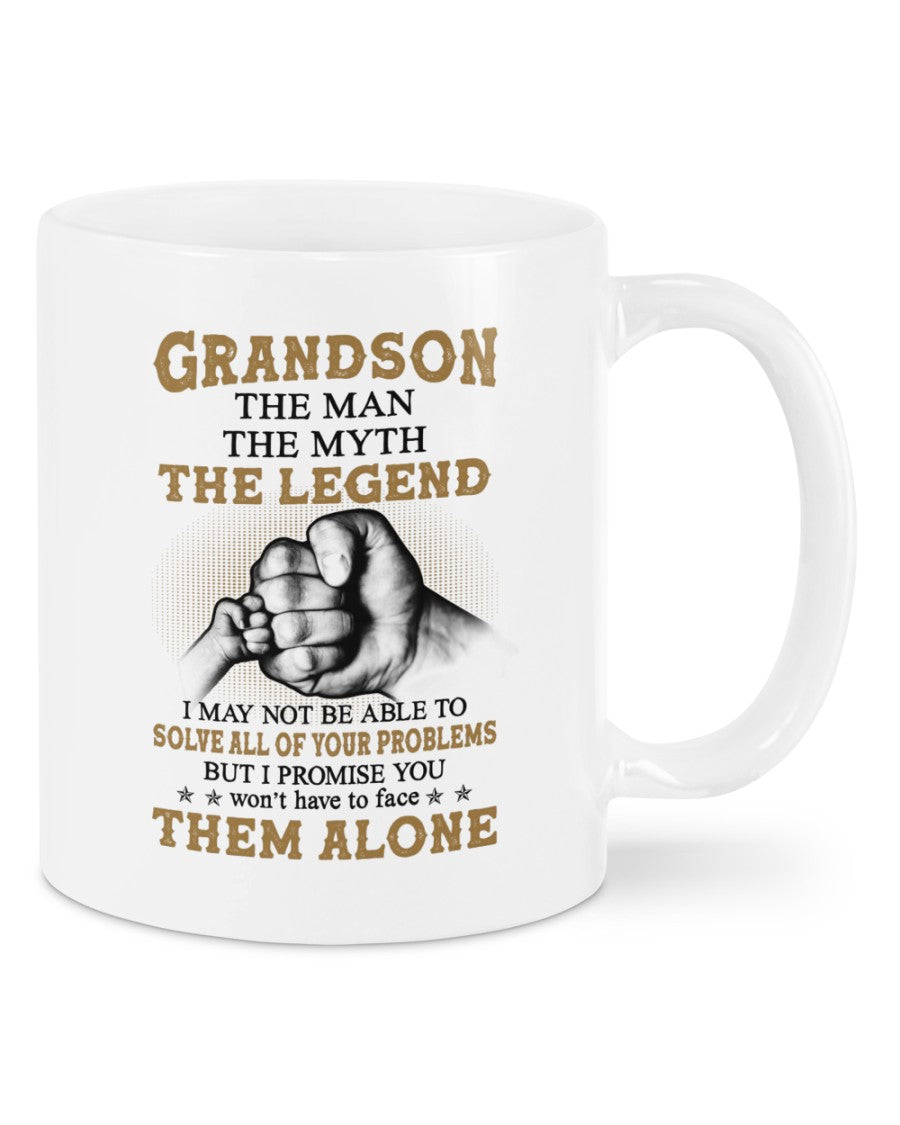 TO GRANDSON MUG 03 - GIFT FROM GRANDMA - TWINEHEARTS