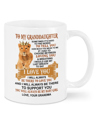 TO GRANDDAUGHTER MUG 01 - GIFT FROM GRANDMA - TWINEHEARTS