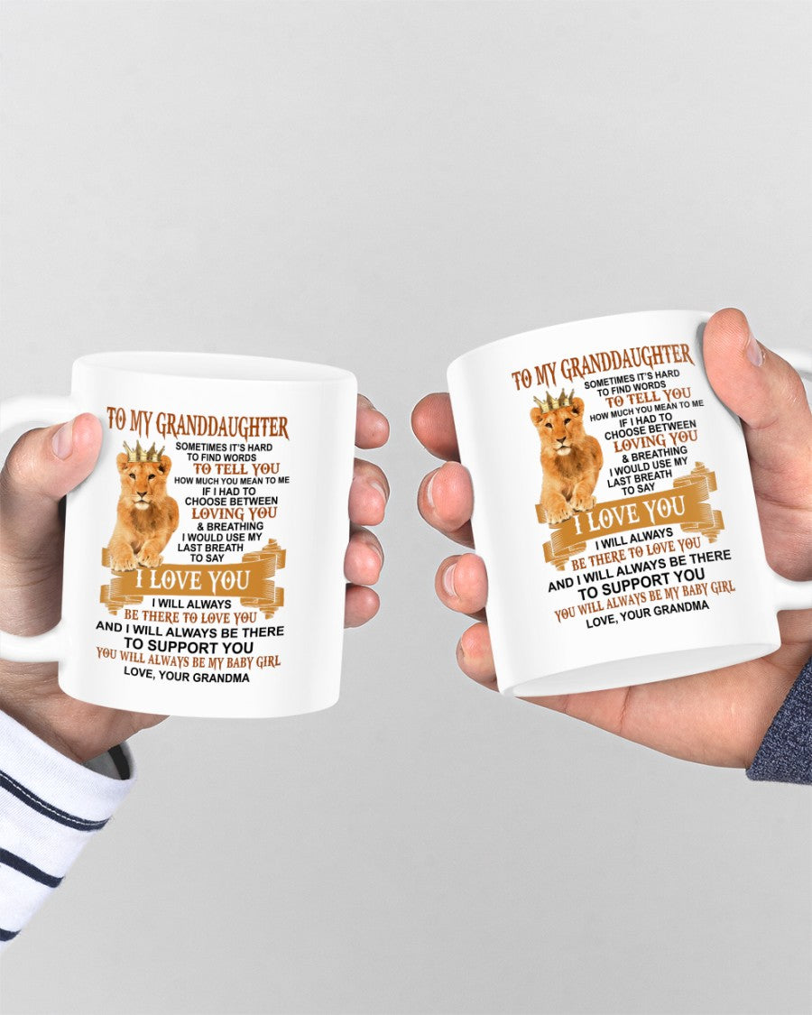 TO GRANDDAUGHTER MUG 01 - GIFT FROM GRANDMA - TWINEHEARTS