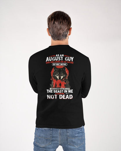 AUGUST - KIND AND LOVING ARE MY NATURE - BIRTHDAY T-SHIRT FOR MEN - NTTD08 (SKU26T-01-17-08)