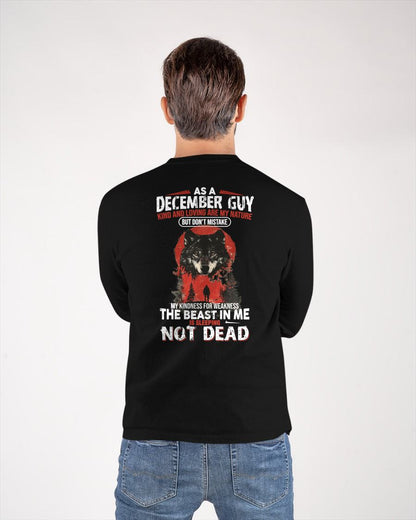 DECEMBER - KIND AND LOVING ARE MY NATURE - BIRTHDAY T-SHIRT FOR MEN - NTTD12 (SKU26T-01-17-12)