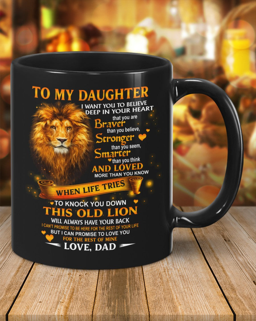 I WANT YOU TO BELIEVE - MUG FOR DAUGHTER - GIFT FROM DAD - TW07-00 (SKU2603-89)