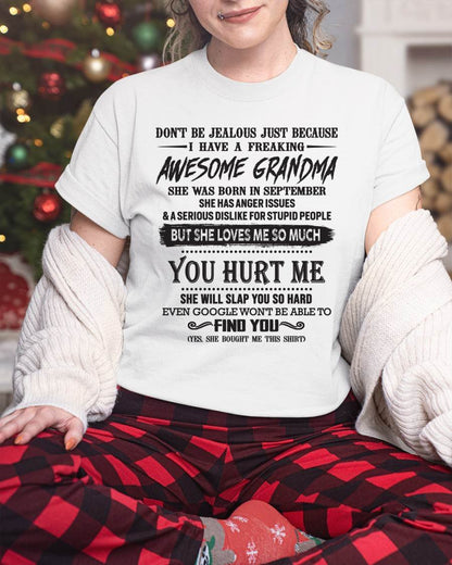 September - Awesome Grandma - The perfect gift for a grandson or granddaughter ( SKU07-153-09)