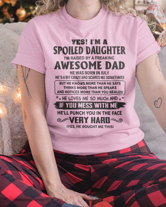 July - Awesome Dad -  Perfect gift for your daughter ( SKU06-61-07)
