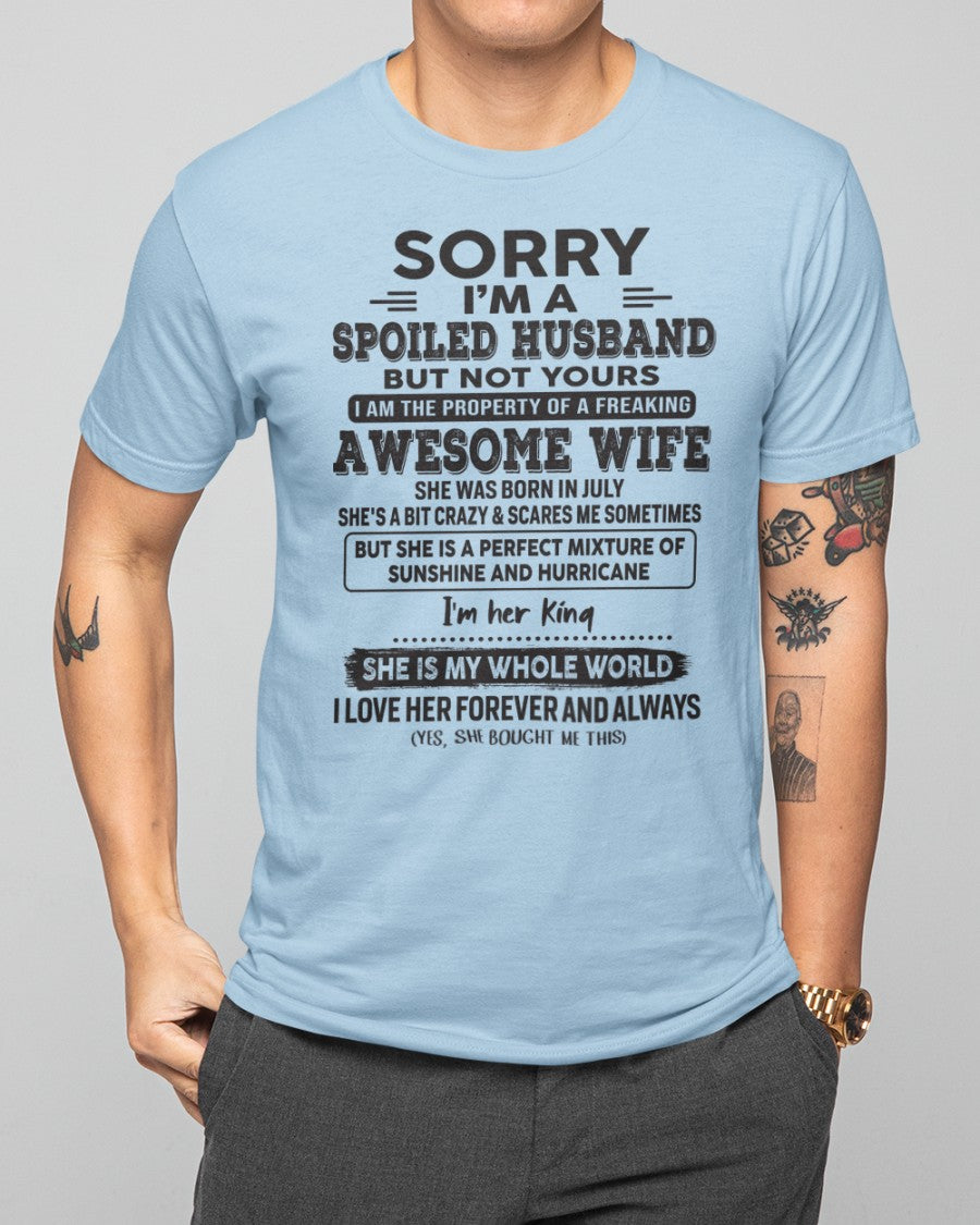 July - Awesome Wife - Perfect gift for your husband (SKU06-06-07)