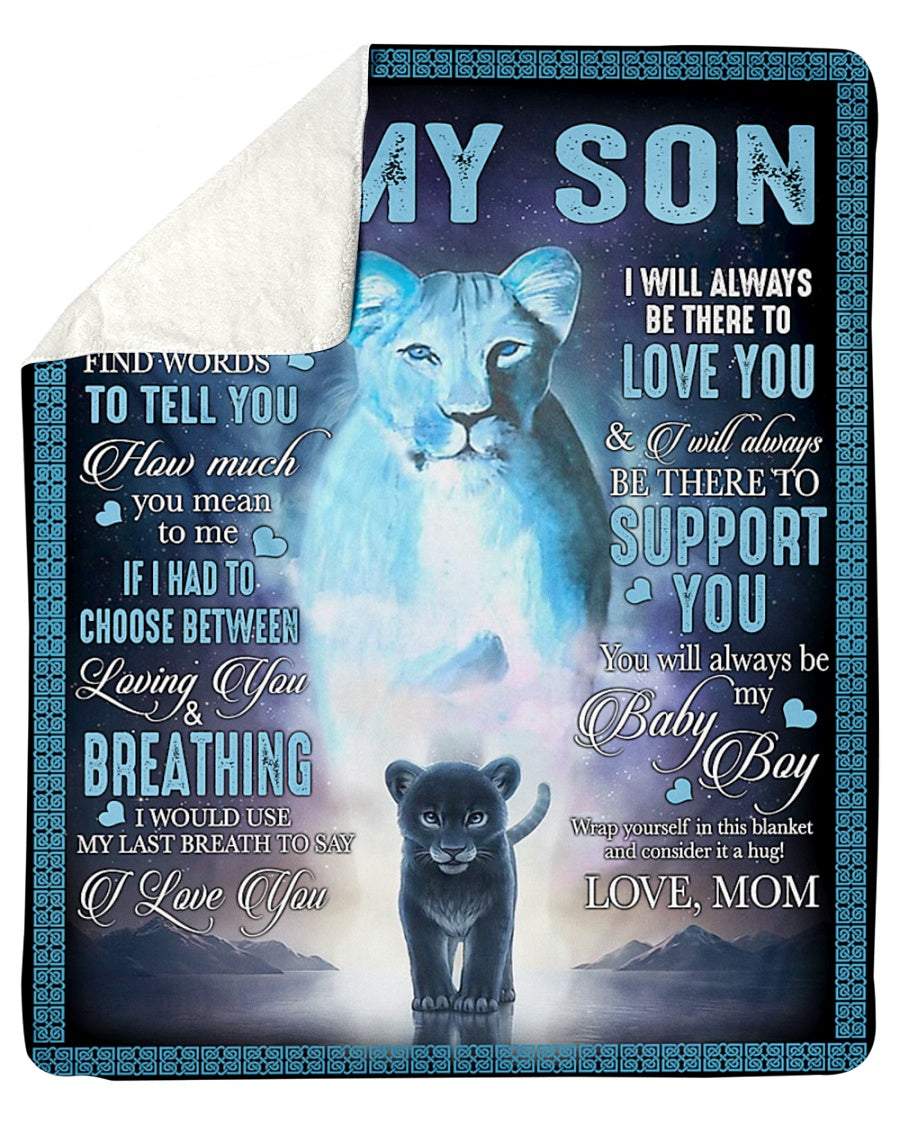 Perfect Gift For Son - from mom blanket