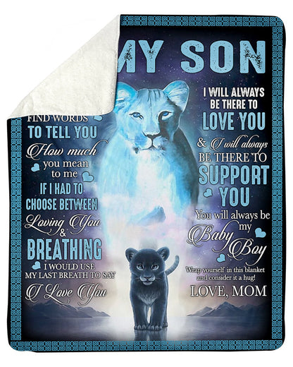 Perfect Gift For Son - from mom blanket